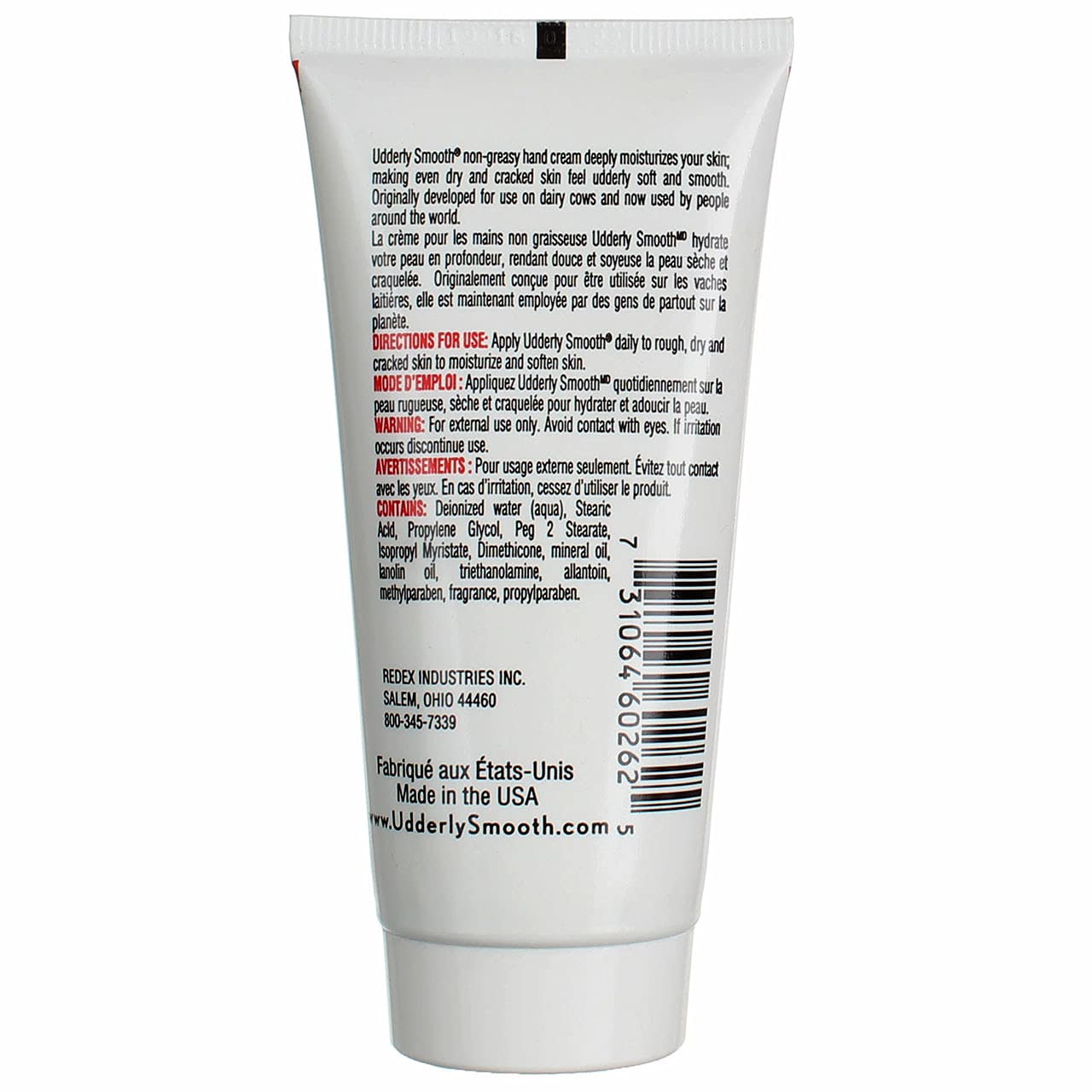 Udderly Smooth crème mains en format voyage, parfait pour sac et déplacements.