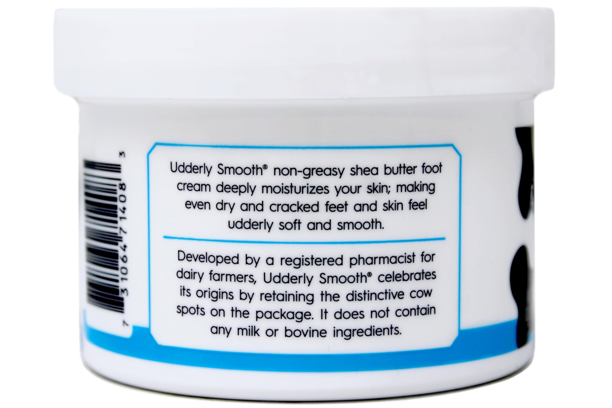Hydratation 24h avec Udderly Smooth pour pieds, douceur durable.