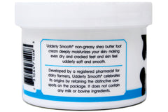 Hydratation 24h avec Udderly Smooth pour pieds, douceur durable.