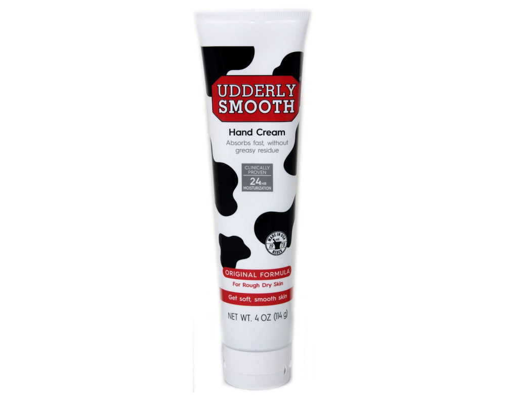 ingrédients hydratants riches udderly-smooth, soin polyvalent.