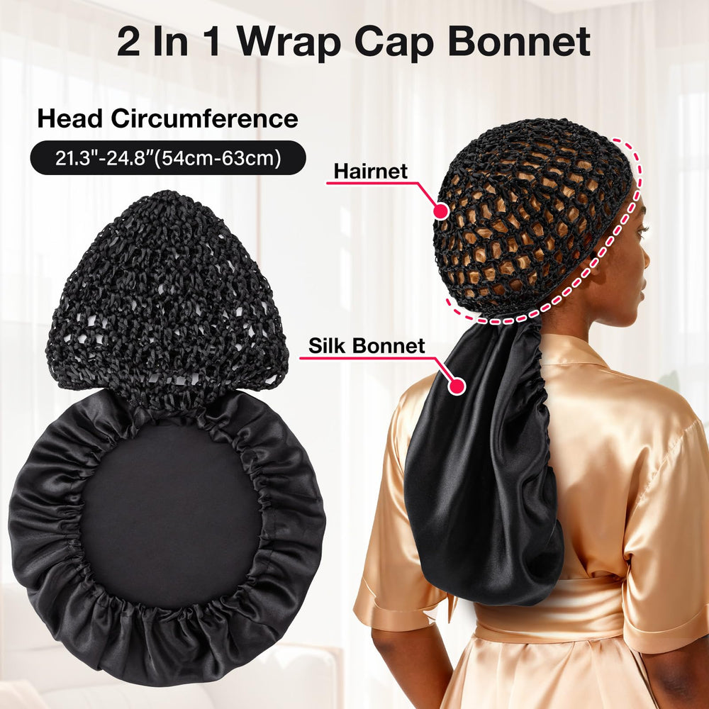 Udefineit bonnet de nuit réversible noir, style rapide sans compromis.