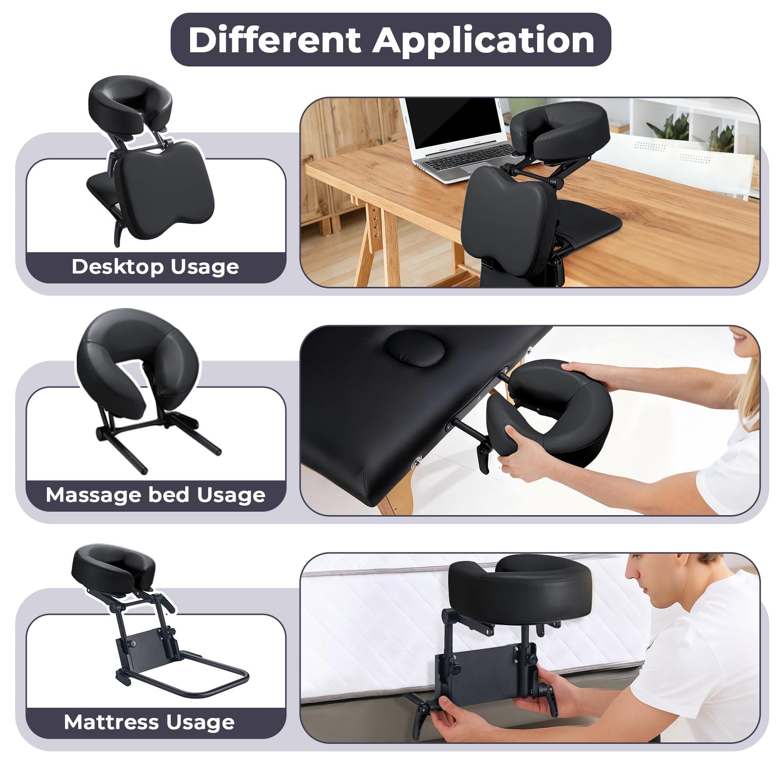 Udefineit dossier tete sur matelas domestique pour relaxation à domicile