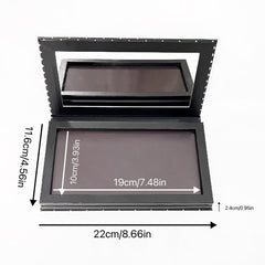 Palette udtip double-couche magnétique avec miroir intégré.