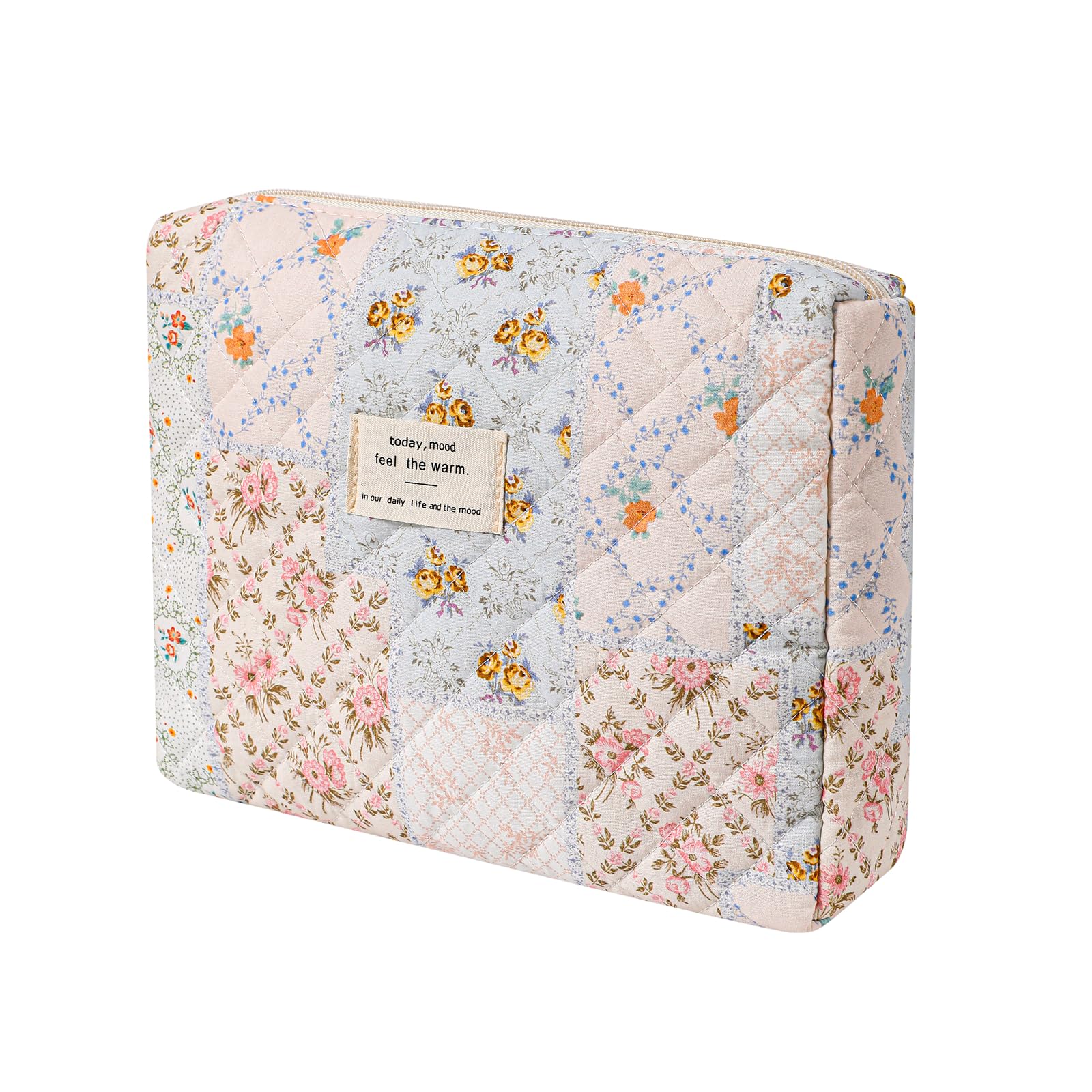 Trousse accessoires beauté florale uekeboag, compacte et robuste pour le quotidien.