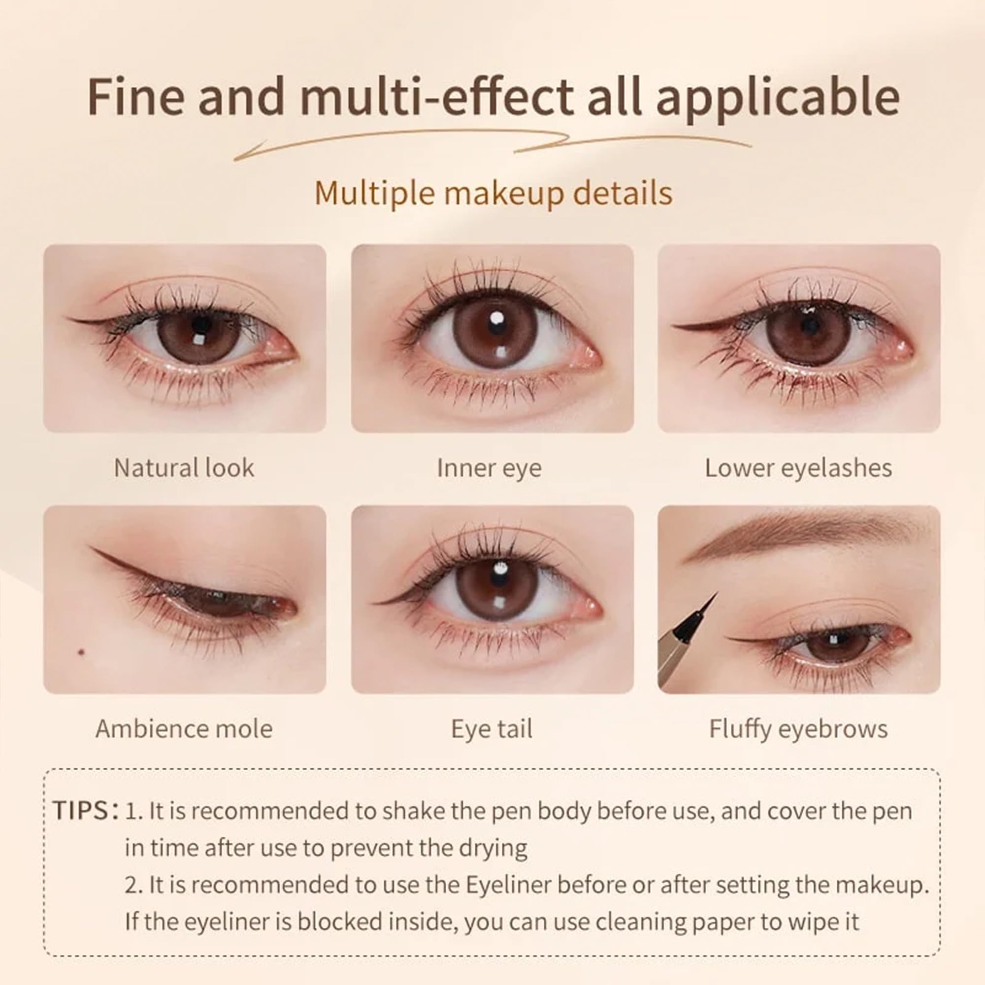 Judy Doll Eyeliner Liquide contrôle ultime avec pointe ultra-fine