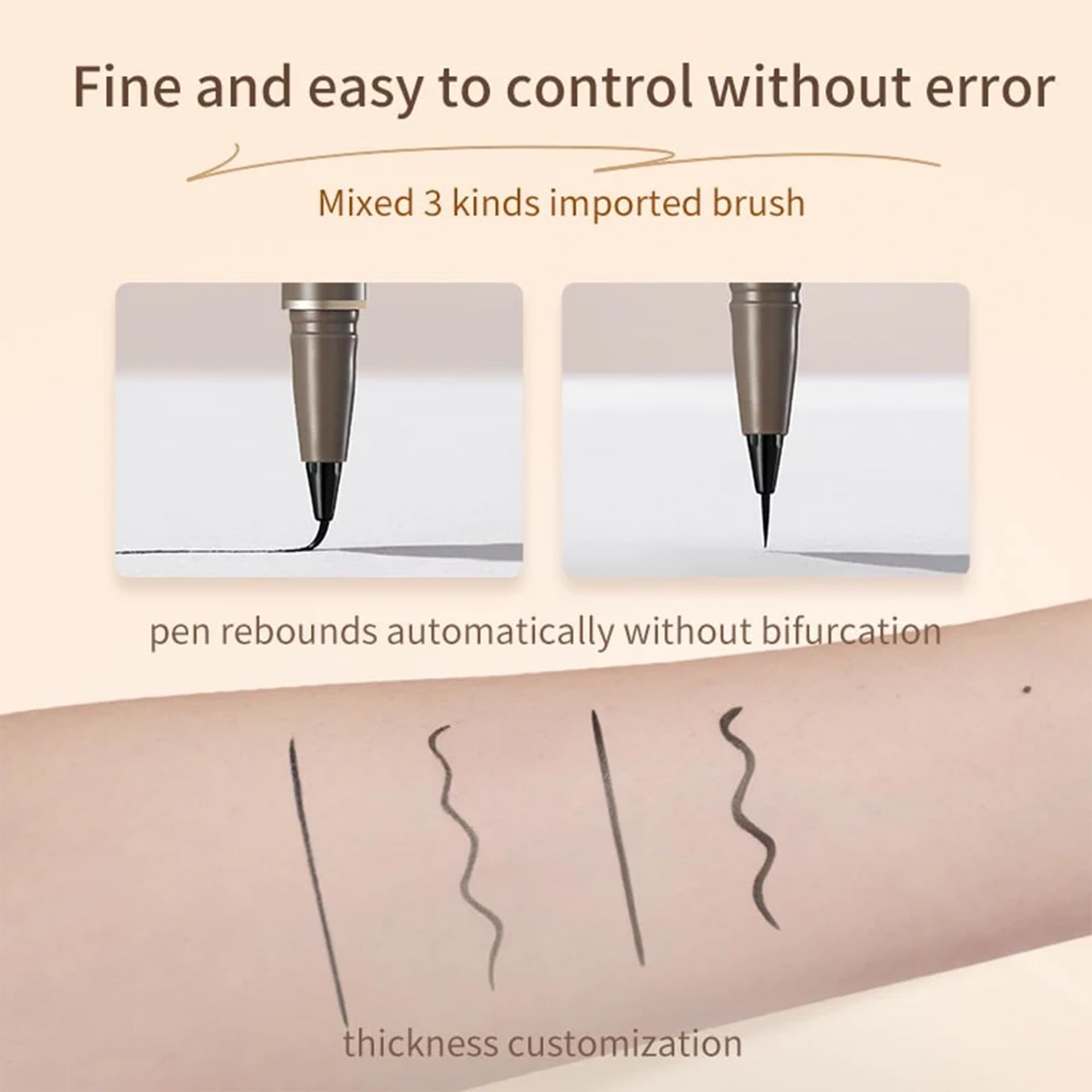 Judy Doll Eyeliner Liquide fibres solides garantissant une application fluide