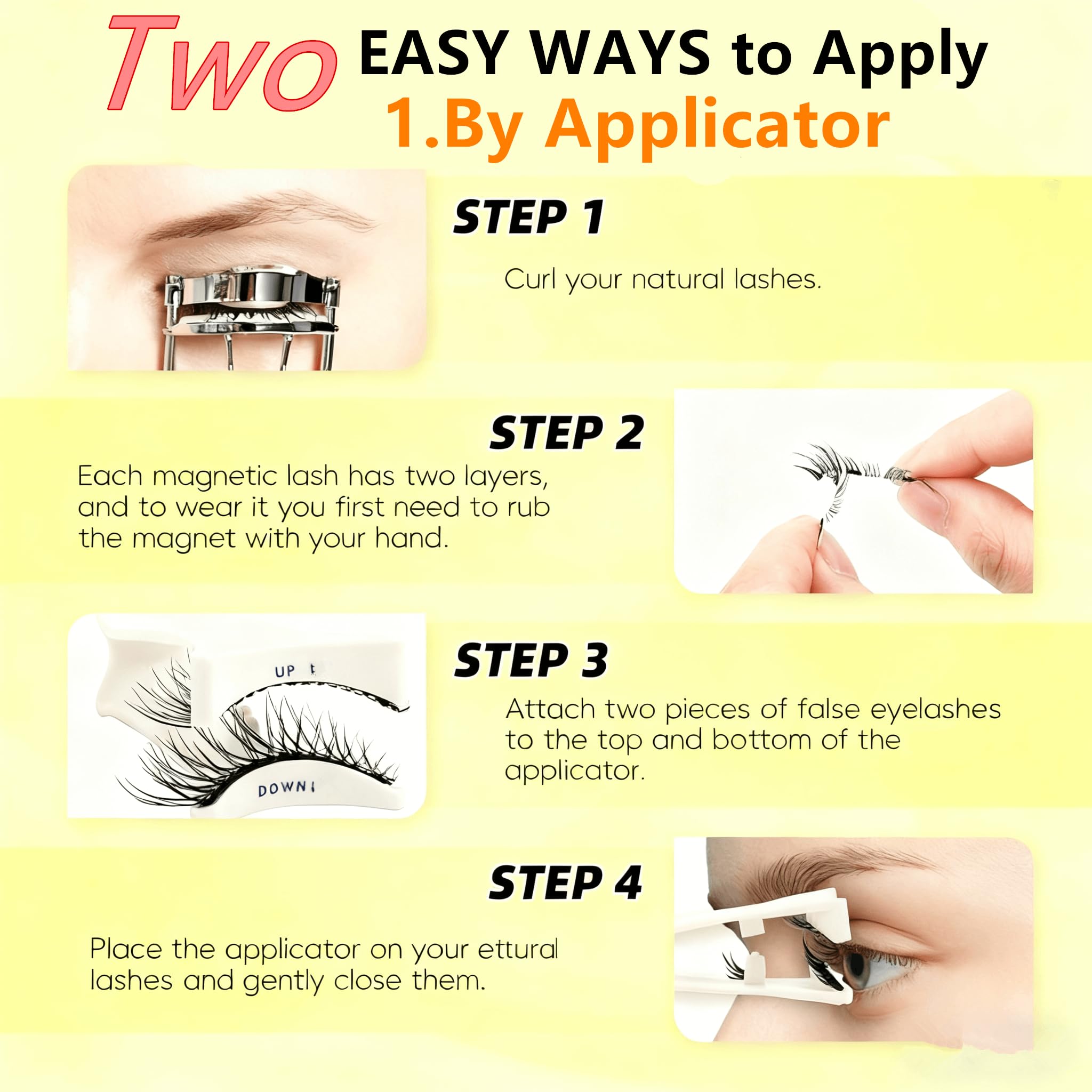 Applicateur Ufardy pour poser facilement les cils magnétiques