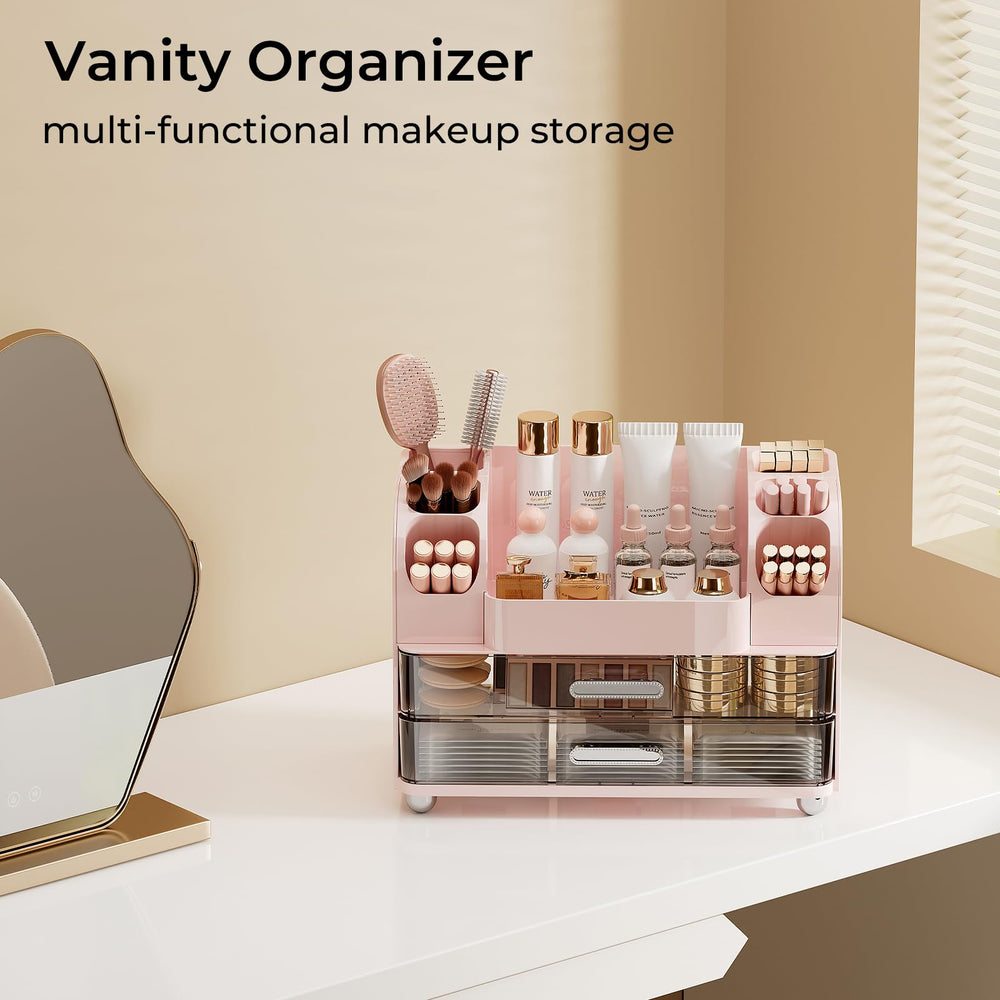 UFORU Finitions disponibles: coiffeuse rose pour décor assorti.