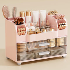 UFORU Organisateur maquillage: deux grands tiroirs pour ranger facilement vos produits.
