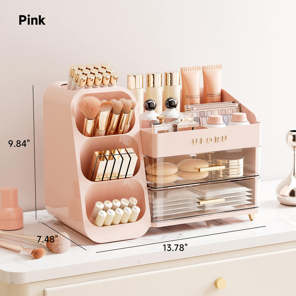 UFORU rangement visage et pinceaux — facilite les routines beauté quotidiennes.