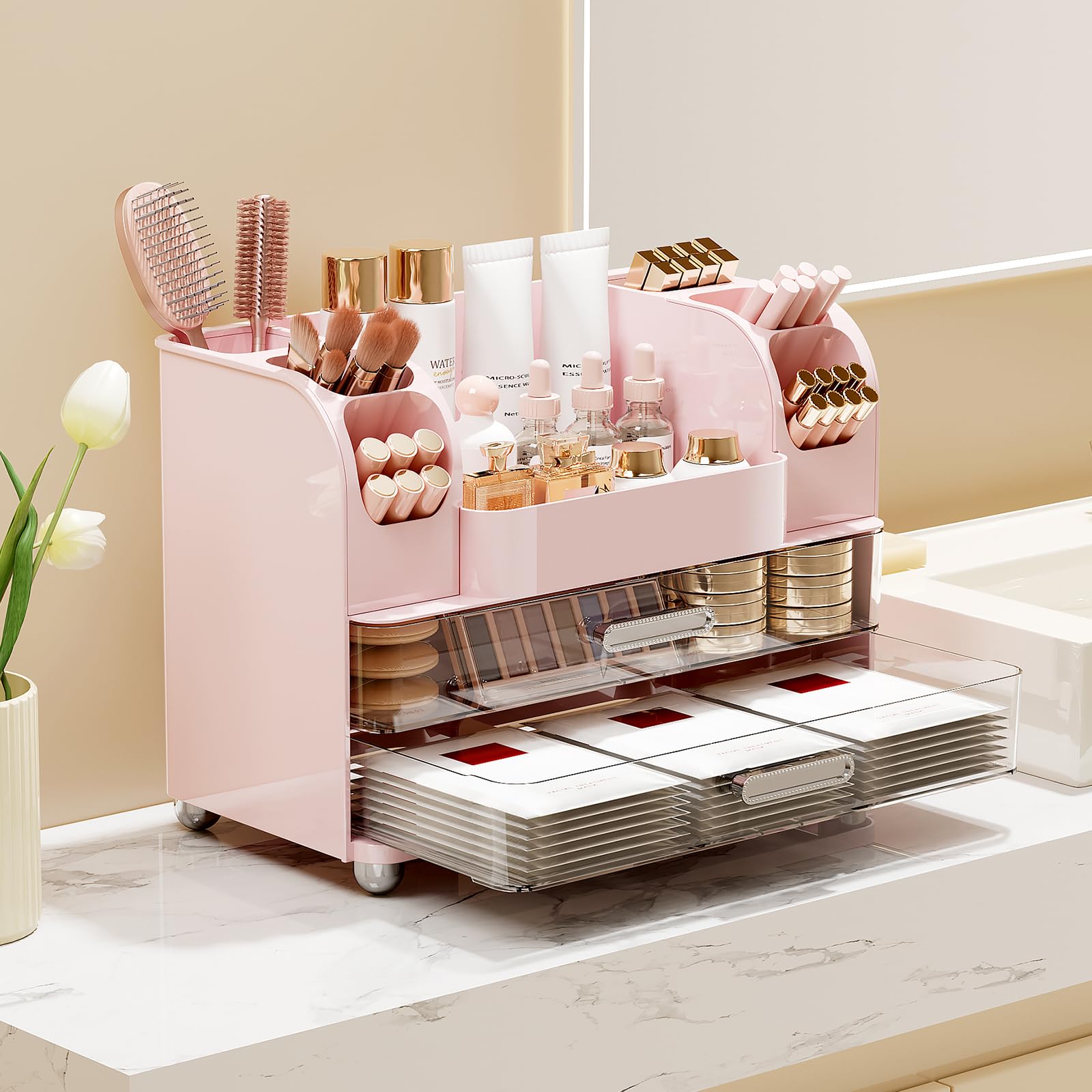 UFORU Support brosses côtés: rangement symétrique pour brosses et outils.