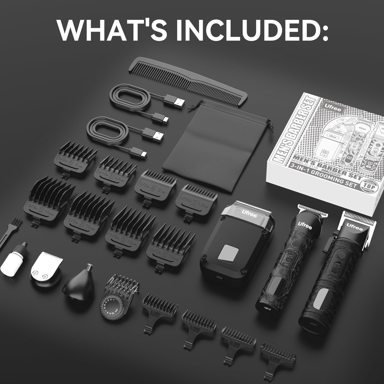 Câbles USB-C universels inclus Ufree simplifie le rechargement