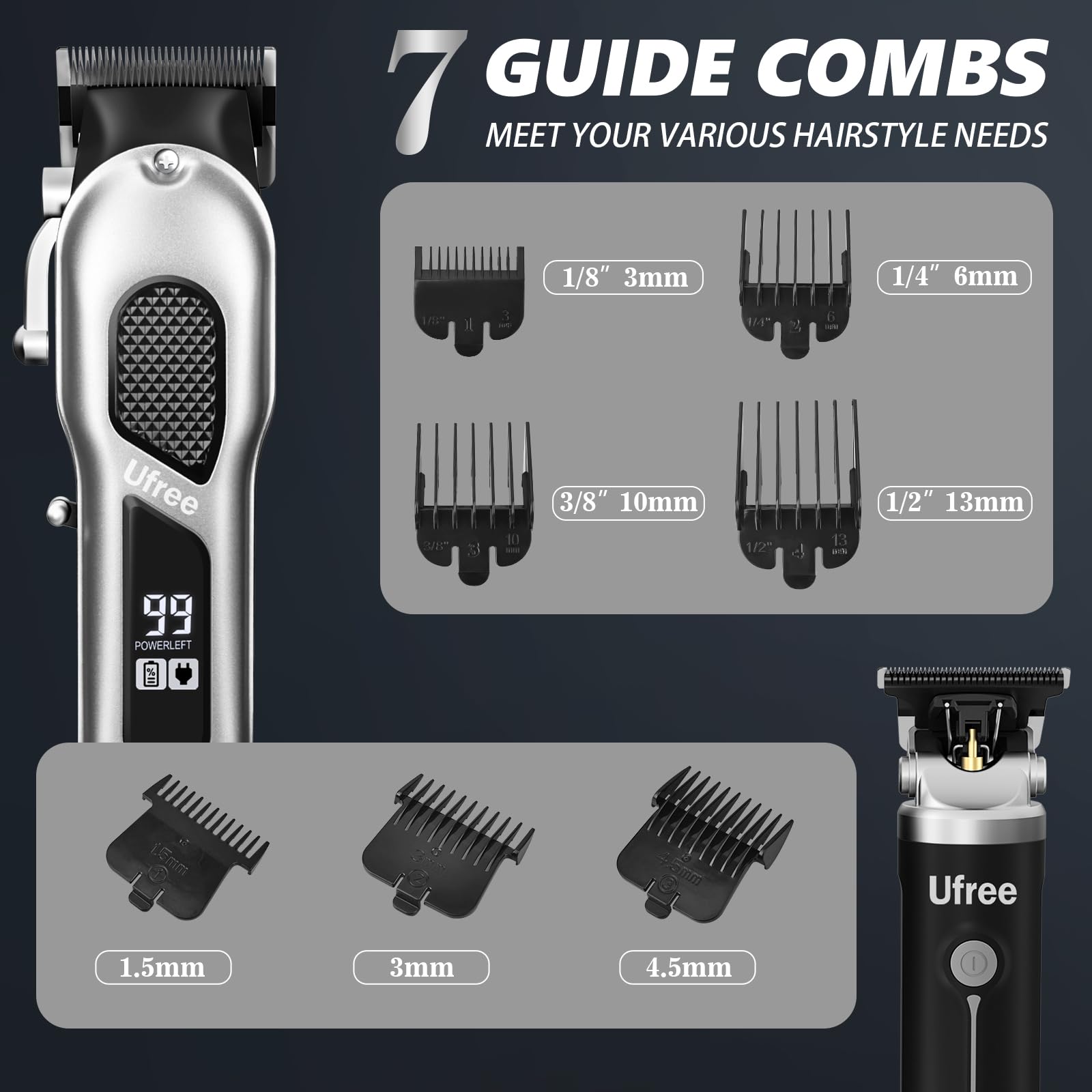 Coffret Ufree 17 pièces incluses dans le kit pro
