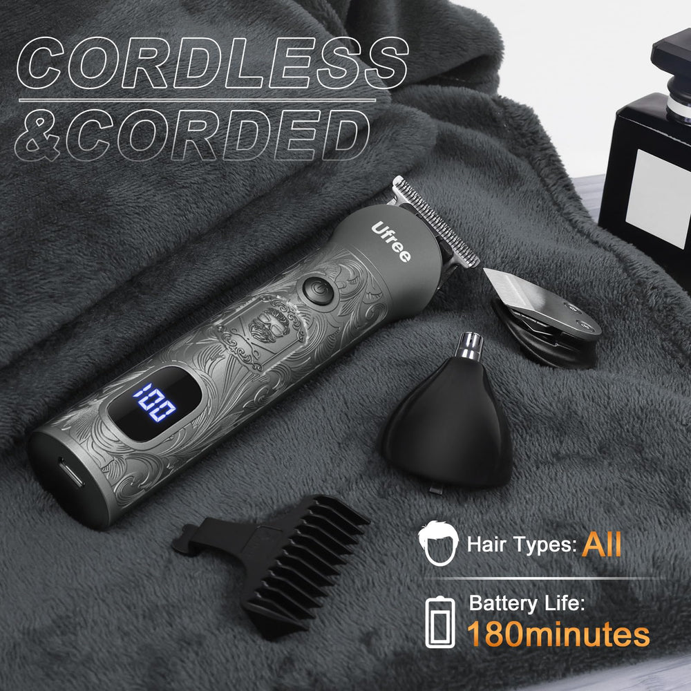 Ufree Coffret cadeau élégant pour soins de barbe et visage