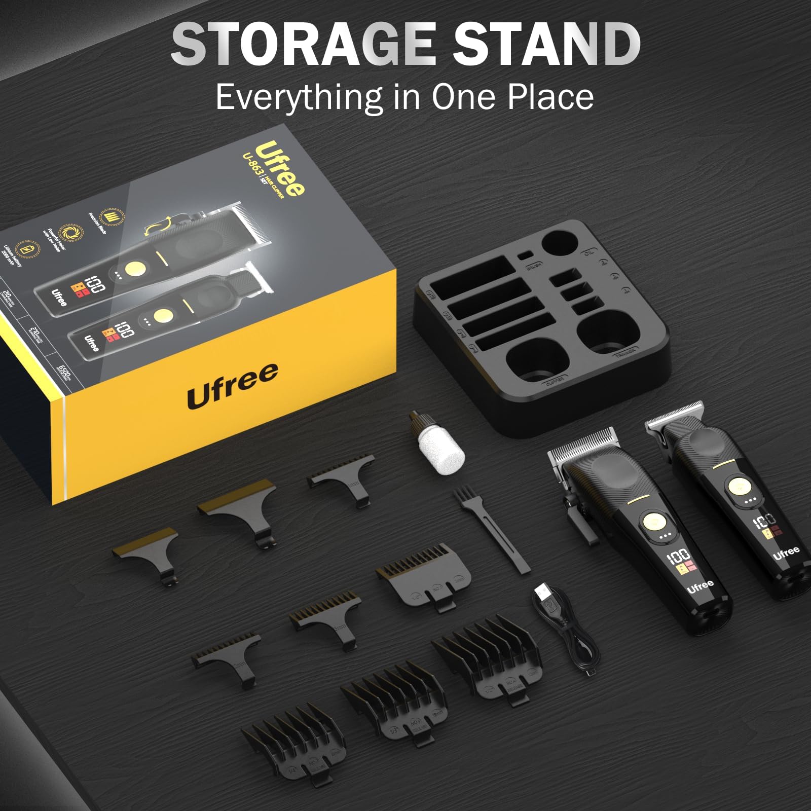 Ensemble d accessoires et guides Ufree pour tous les cheveux.