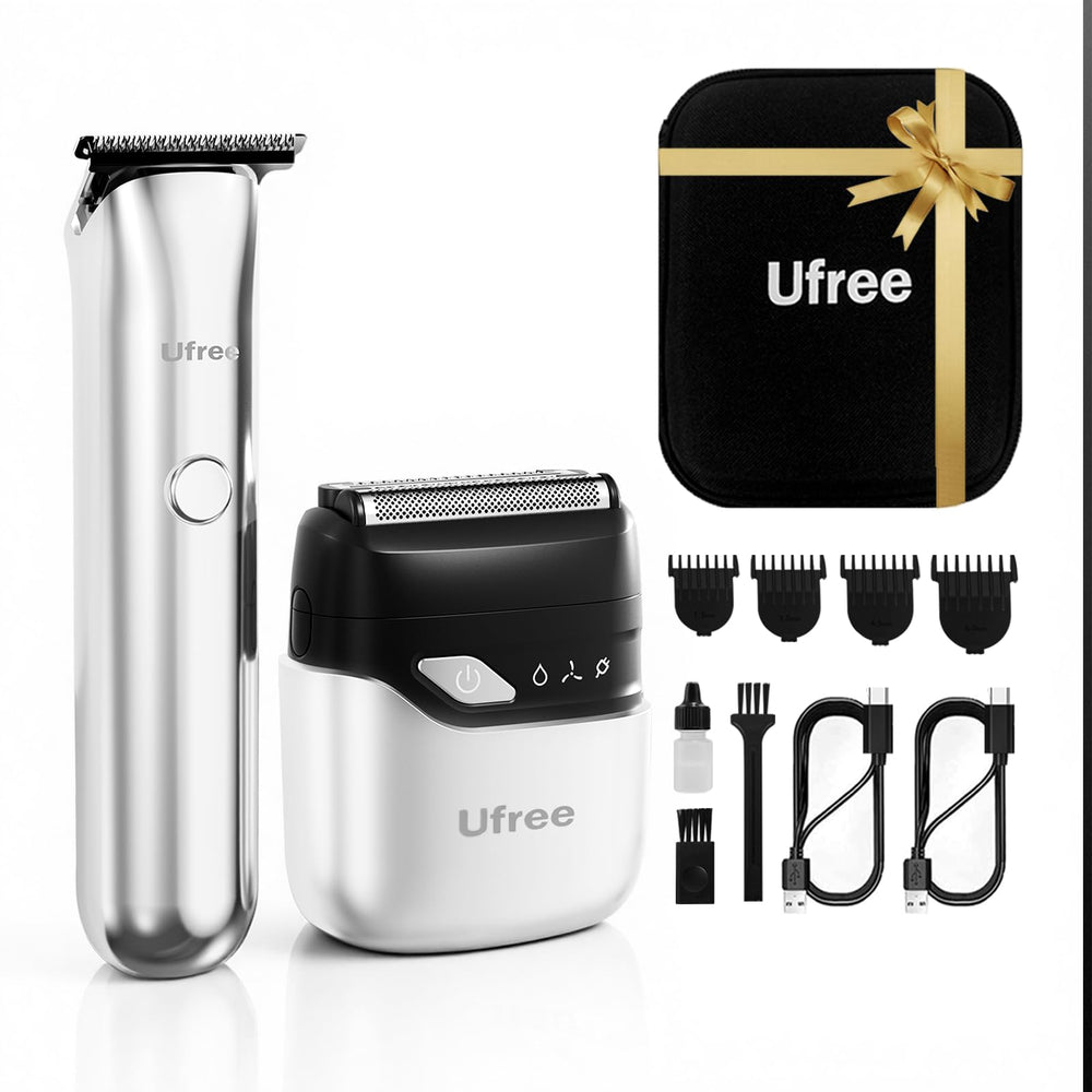 Ufree kit barbe et rasoir pro pour une coupe précise et rapide au quotidien.
