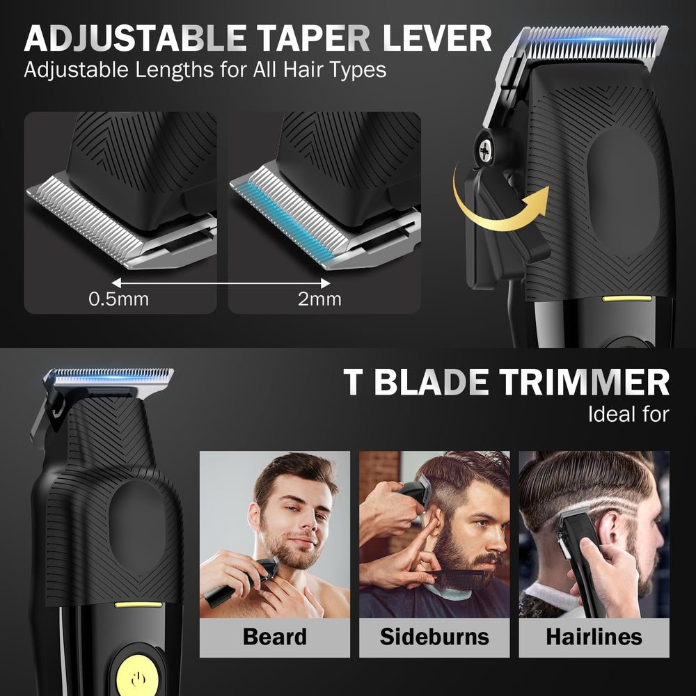 Lame T-blade zéro-gap Ufree pour contours nets et sûrs.