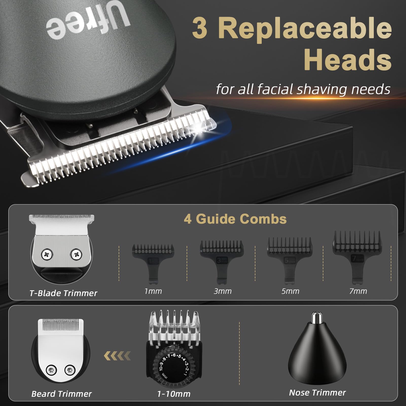 Ufree Réglages et guides 1,5–22 mm pour tous les styles