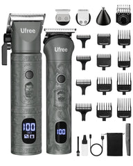 Ufree Tondeuse barbe professionnelle avec ensemble d'accessoires pour rasage