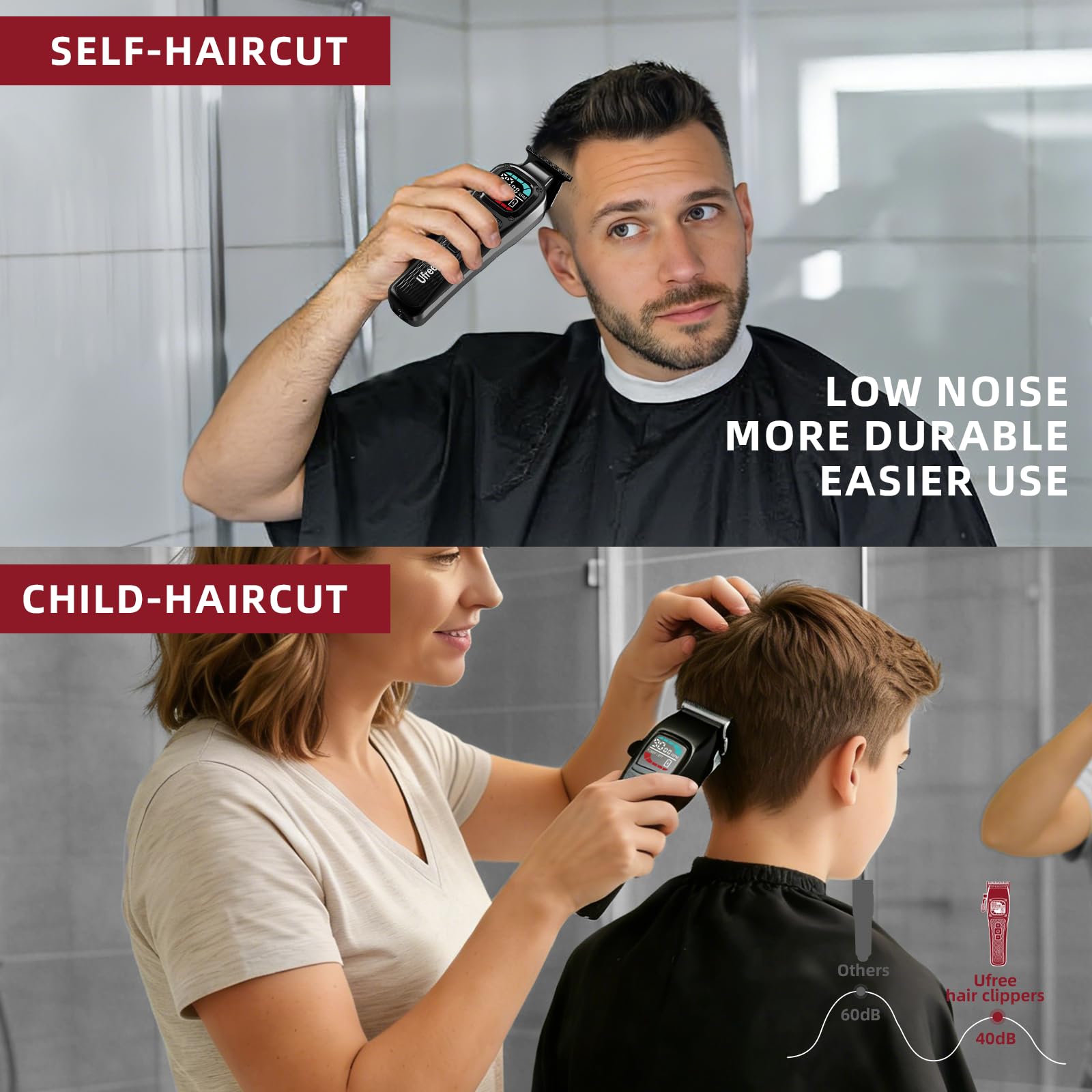 Zero-gap-trimmer Ufree – contours nets et précision.