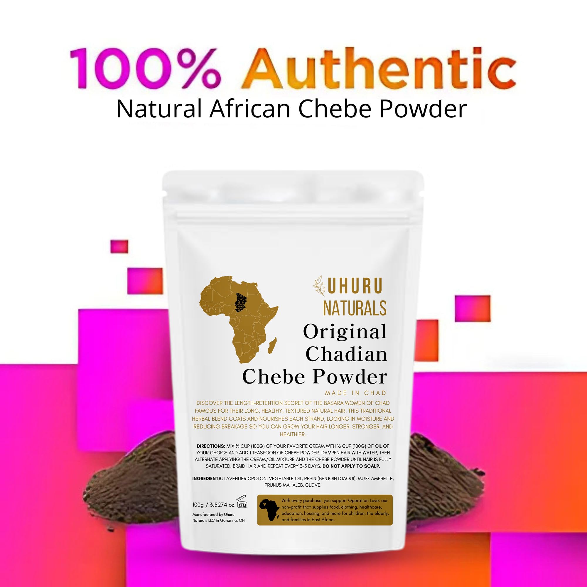 ChadianChebe™ – Mélange crème et huile, base pratique pour cheveux renforcés.