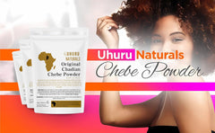Uhuru Naturals Étapes d’utilisation : mélange et application capillaire.