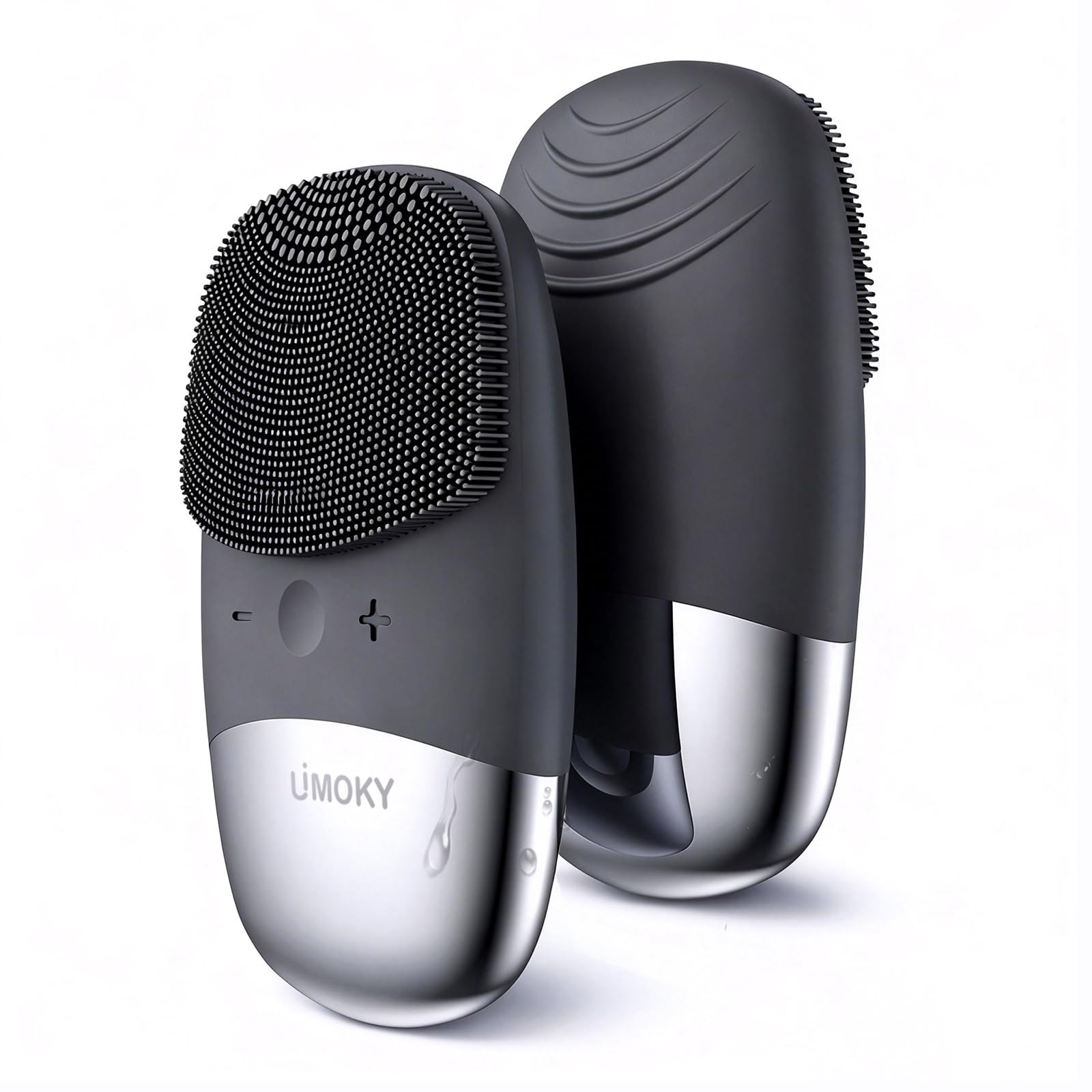 Brosse visage Uimoky en silicone 3-en-1 prête au nettoyage en douceur.