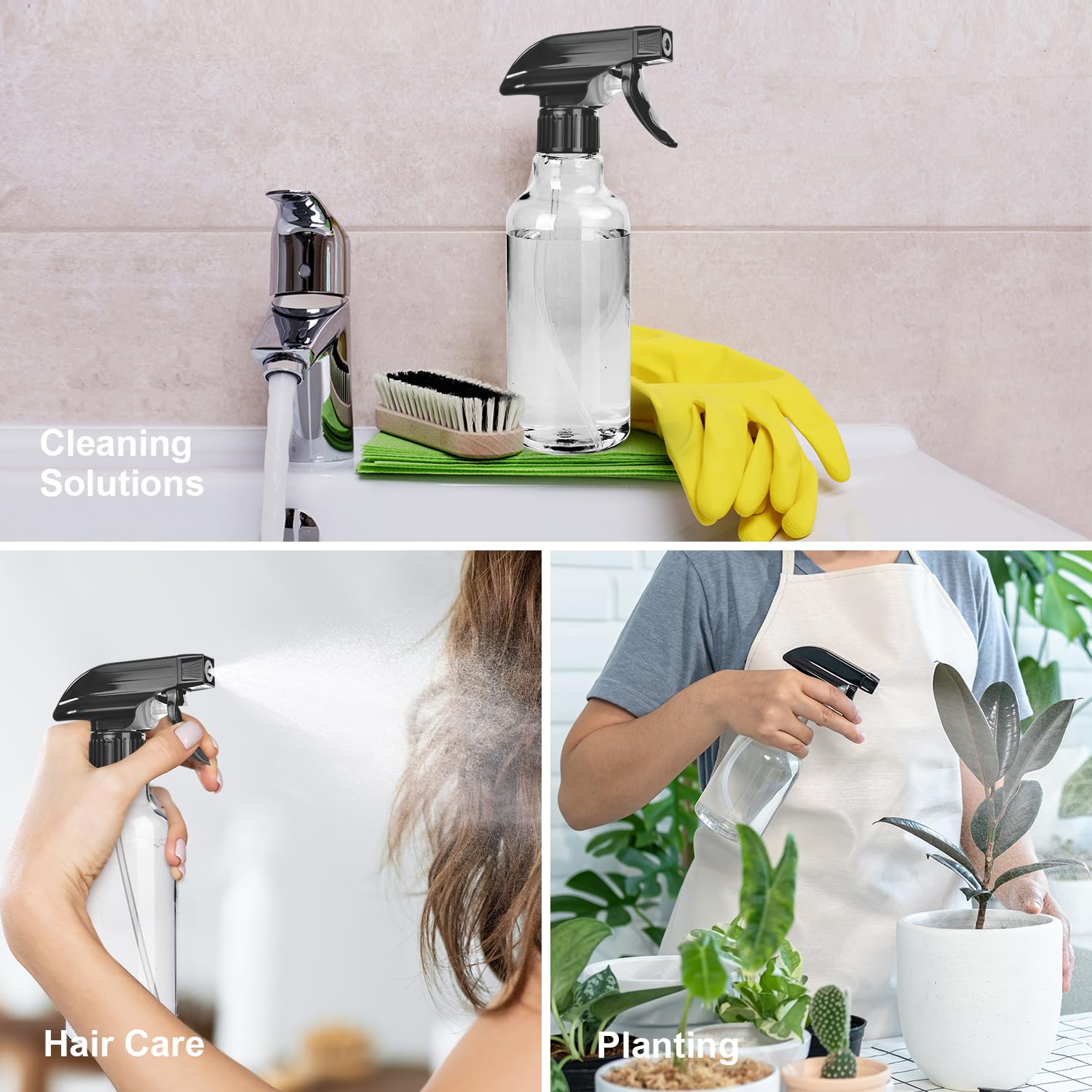 Uineko bouteille spray légère et pratique pour arrosage domestique.