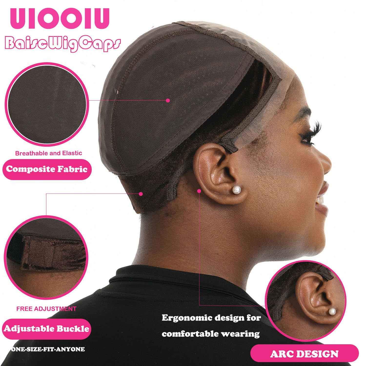 UIOIU bord frontal dentelle – aspect naturel et protection des contours.