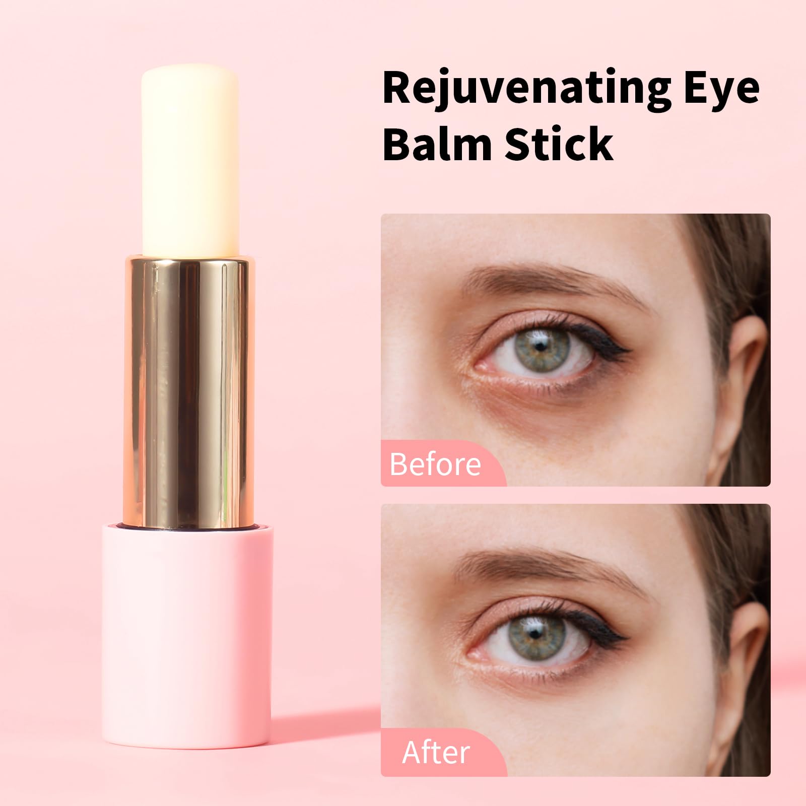 UJhay baton contour des yeux – caféine et vitamine C pour éclairer le regard.