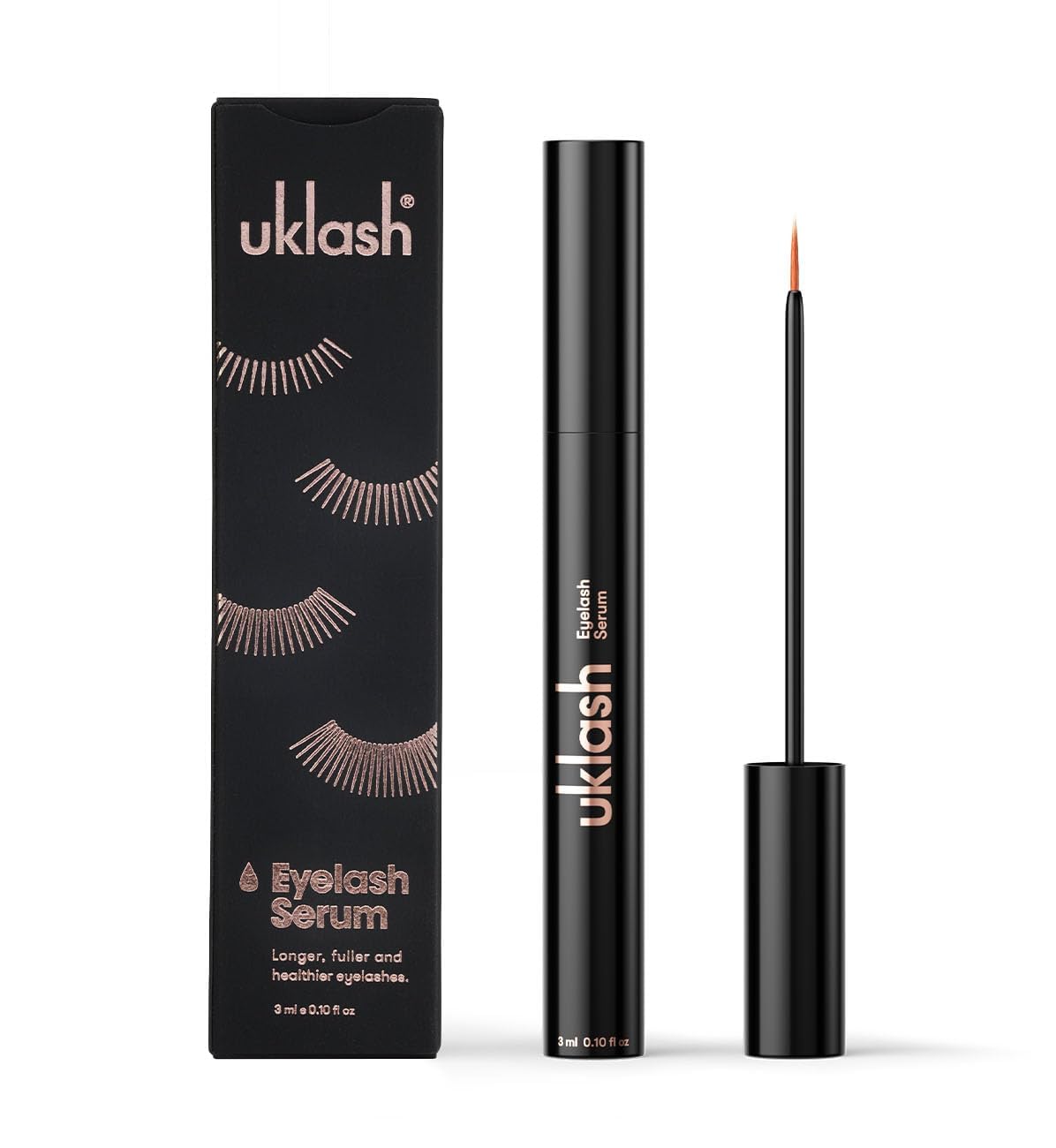 UKLASH Sérum cils Longueur: cils plus fournis grâce à une utilisation régulière