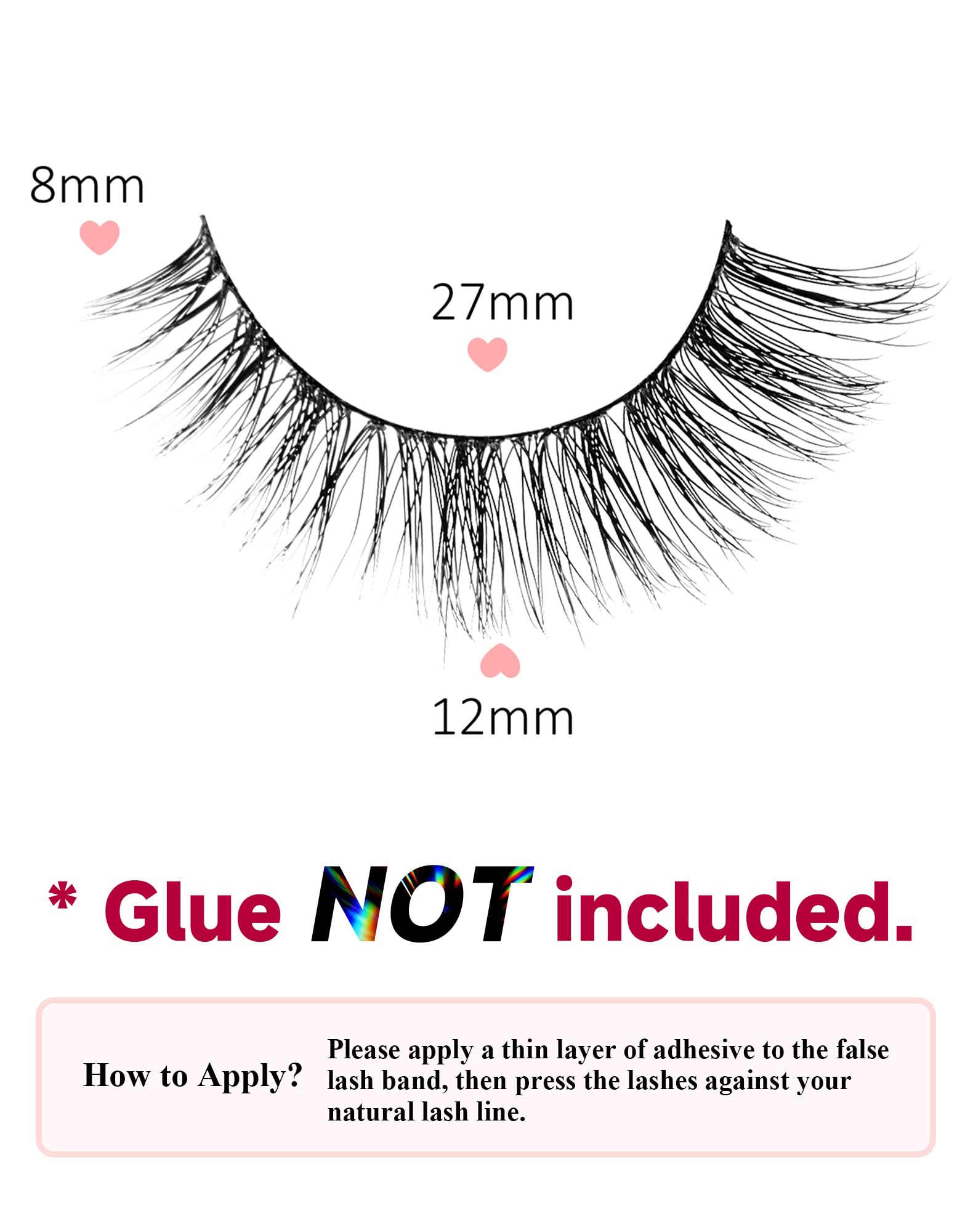 Cils Ukrizi look naturel sans maquillage.