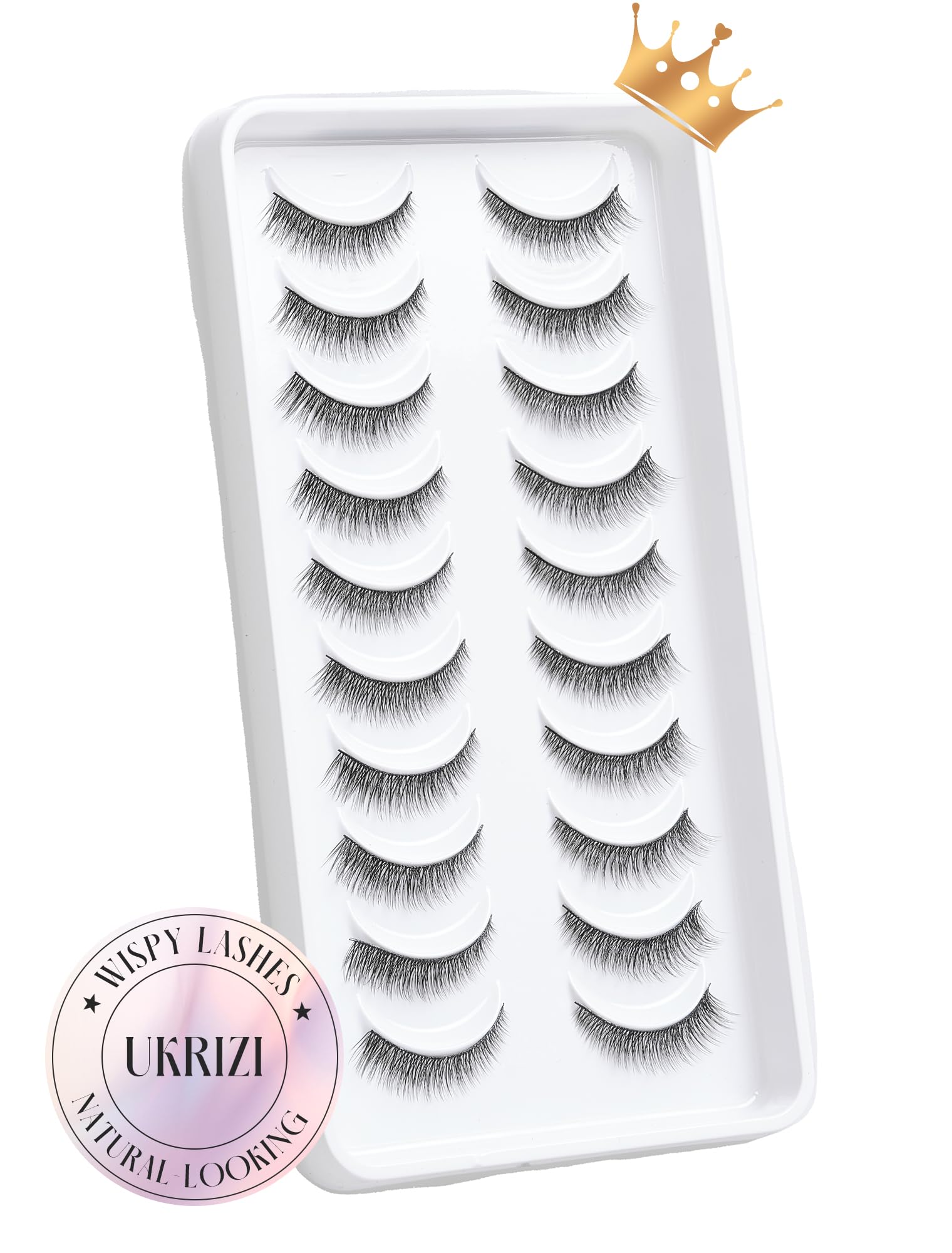 Cils Ukrizi, petits yeux illuminés et regard agrandi.
