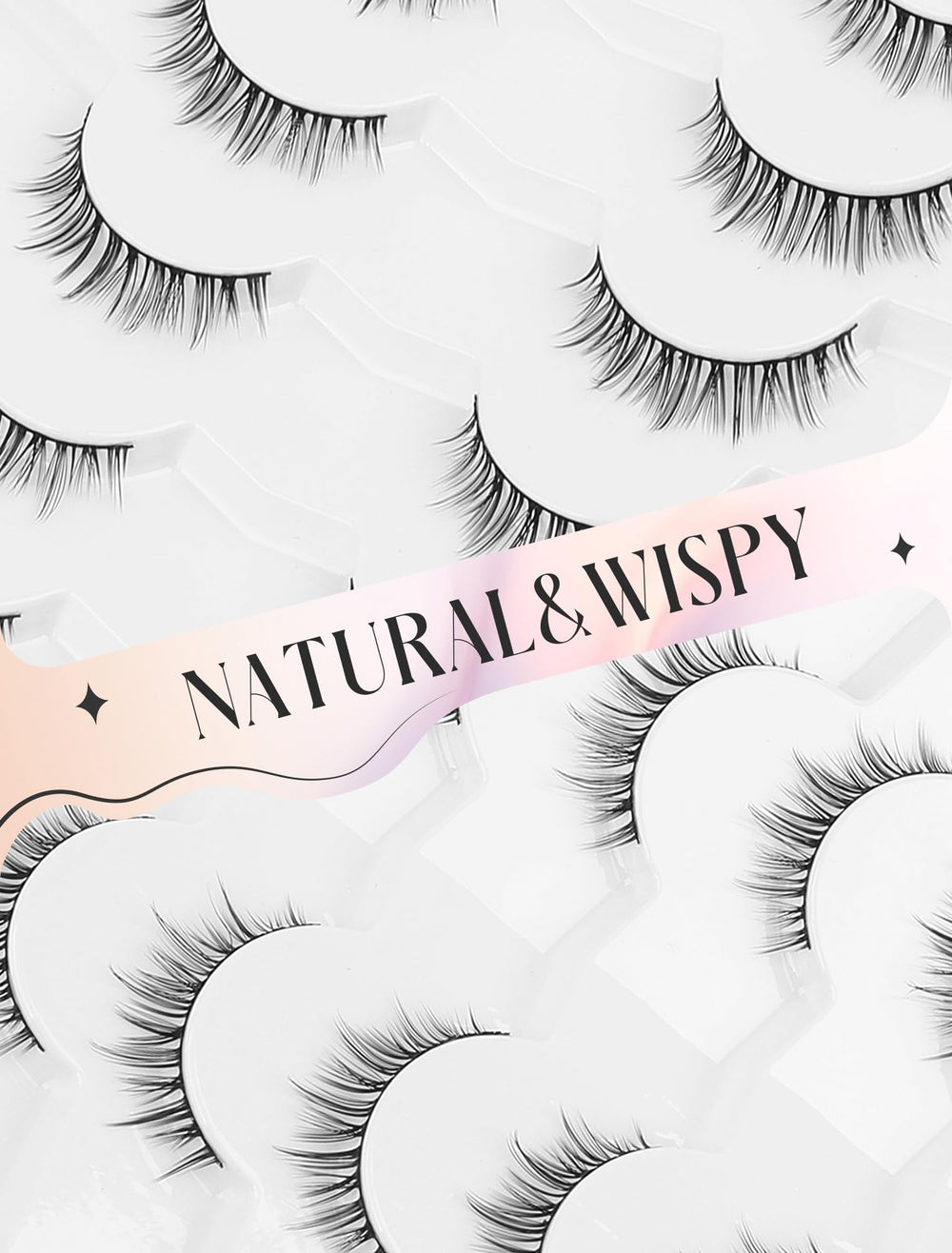 Regard agrandi sans lourdeur avec les cils Ukrizi naturels.
