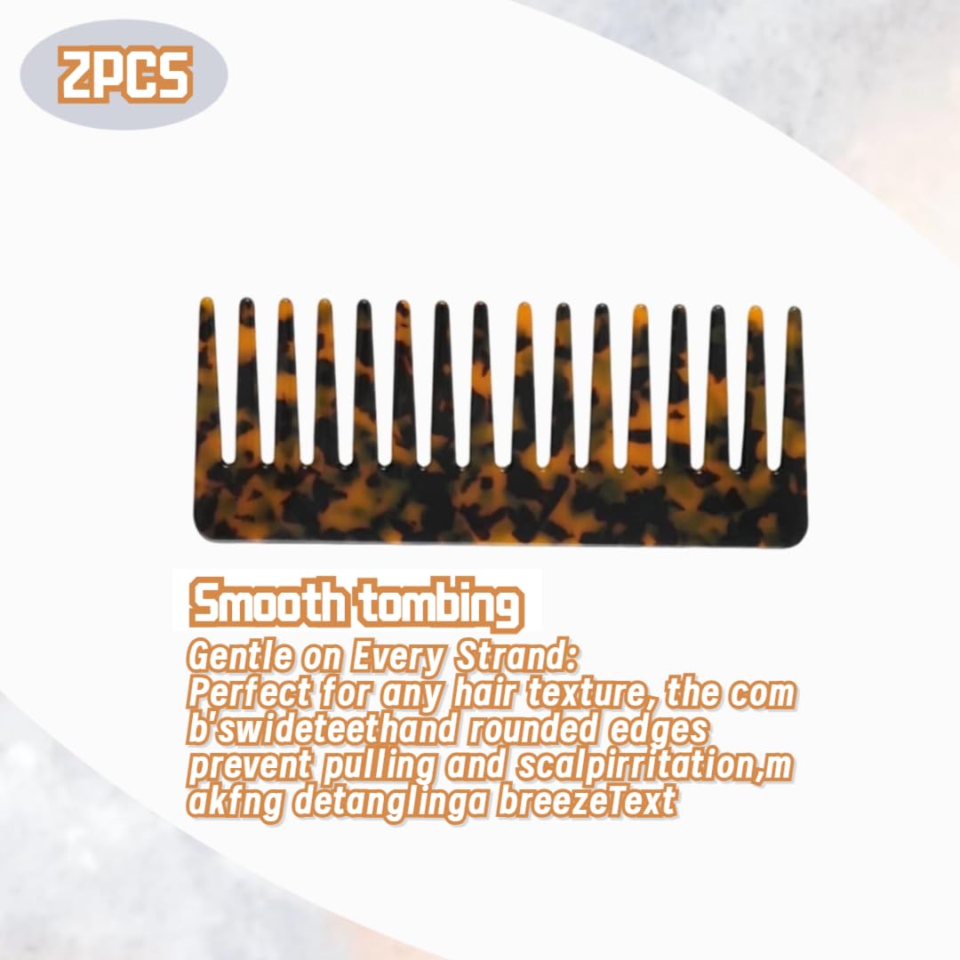 UKSKS grand peigne démêlant, parfait pour barbe et cheveux volumineux