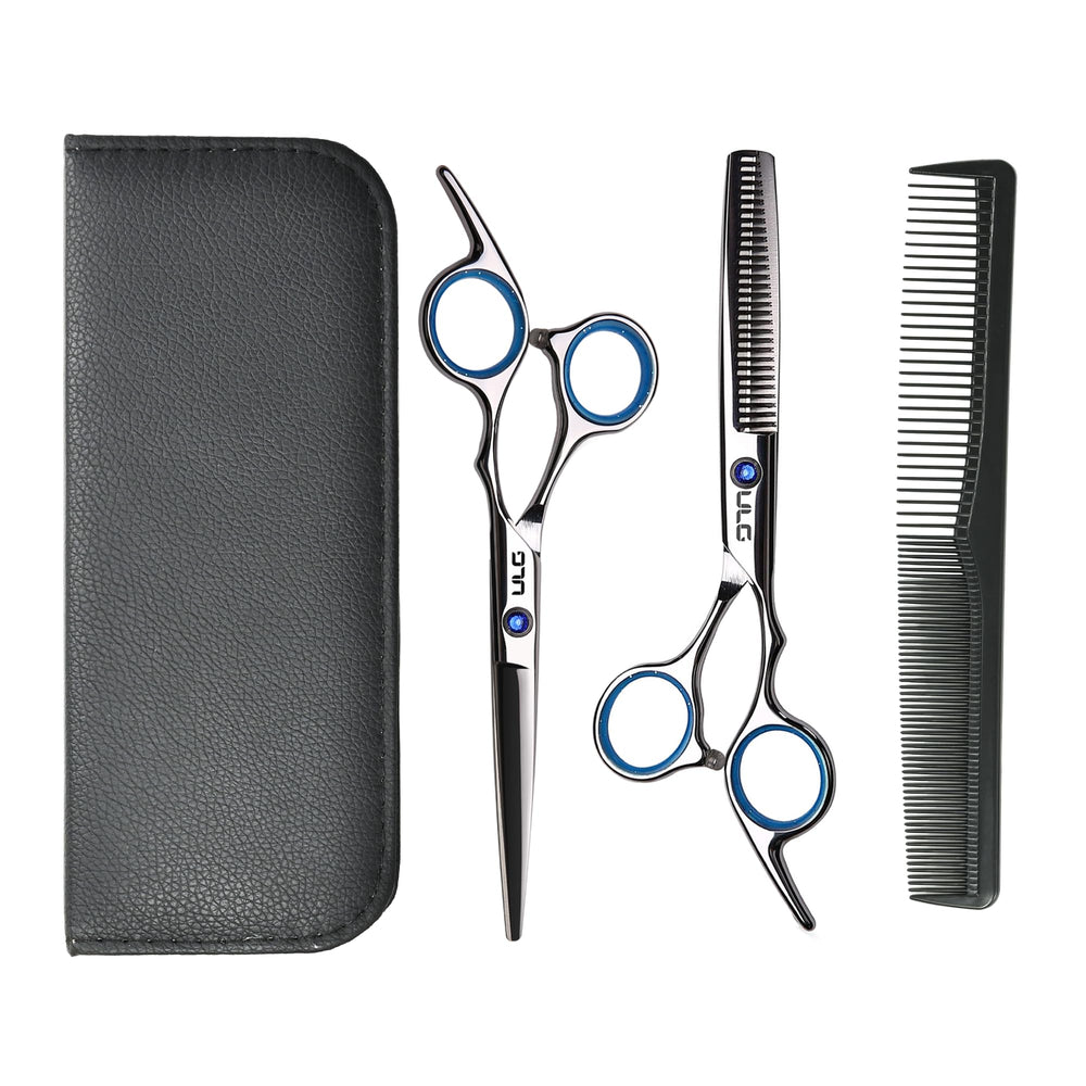 ULG ciseaux-coiffure ensemble : kit complet pour une coupe précise à domicile