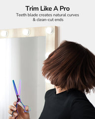 ULG ciseaux effilage dents et lame lisse – texture contrôlée