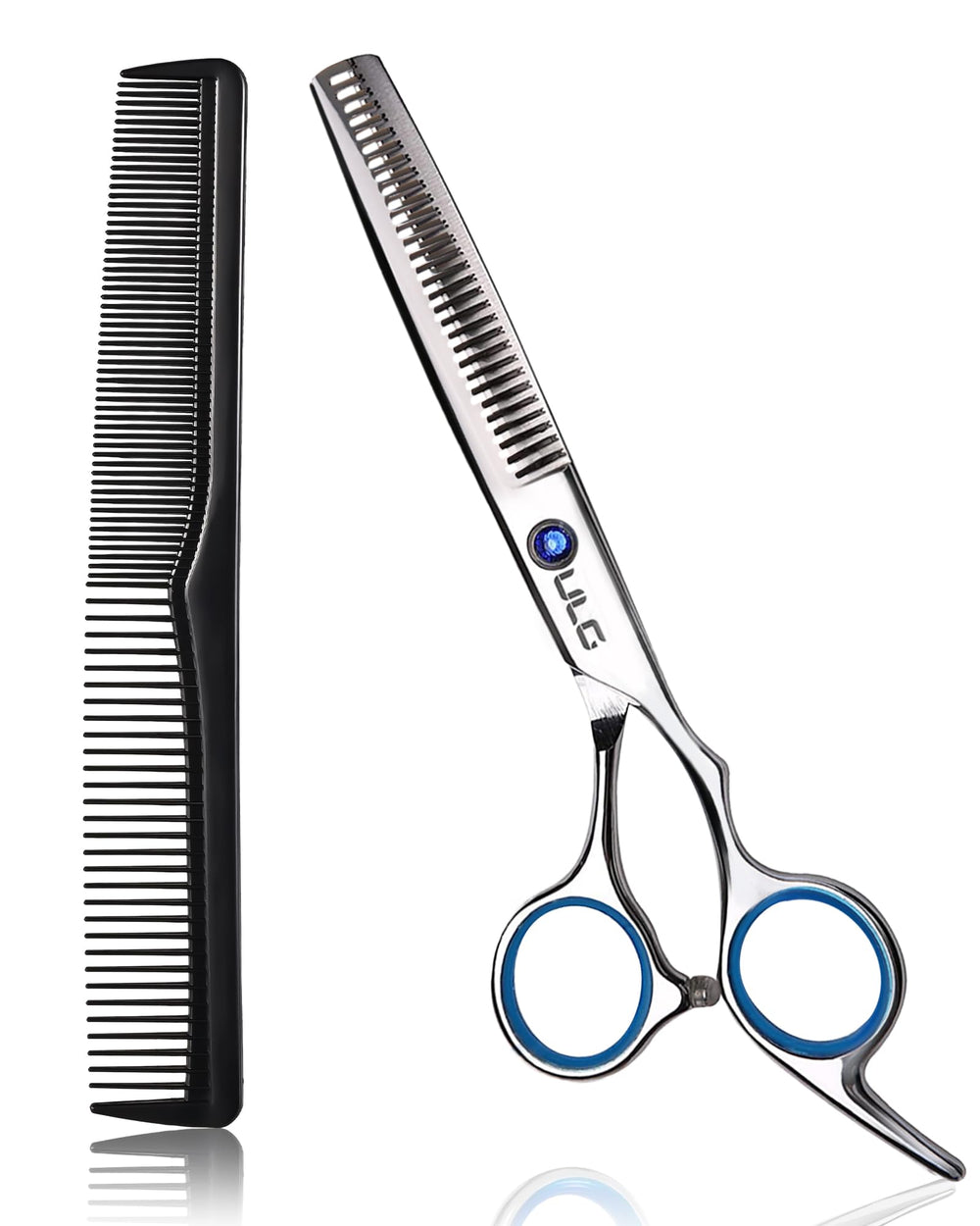 ULG ciseaux texturisation professionnels avec poignée ergonomique pour contrôle optimal
