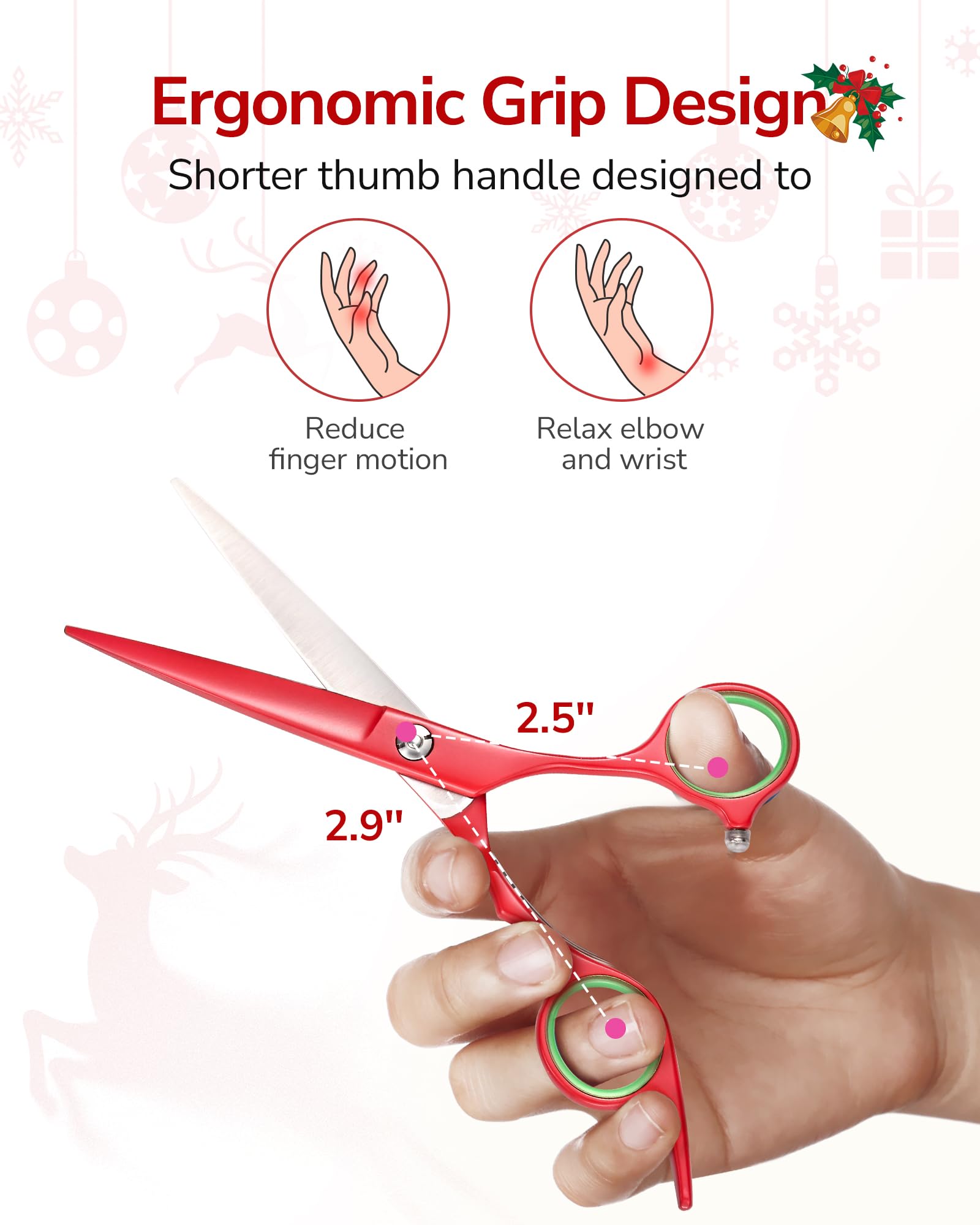 ULG design-ergonomique-offset: confort prolongé et contrôle précis.