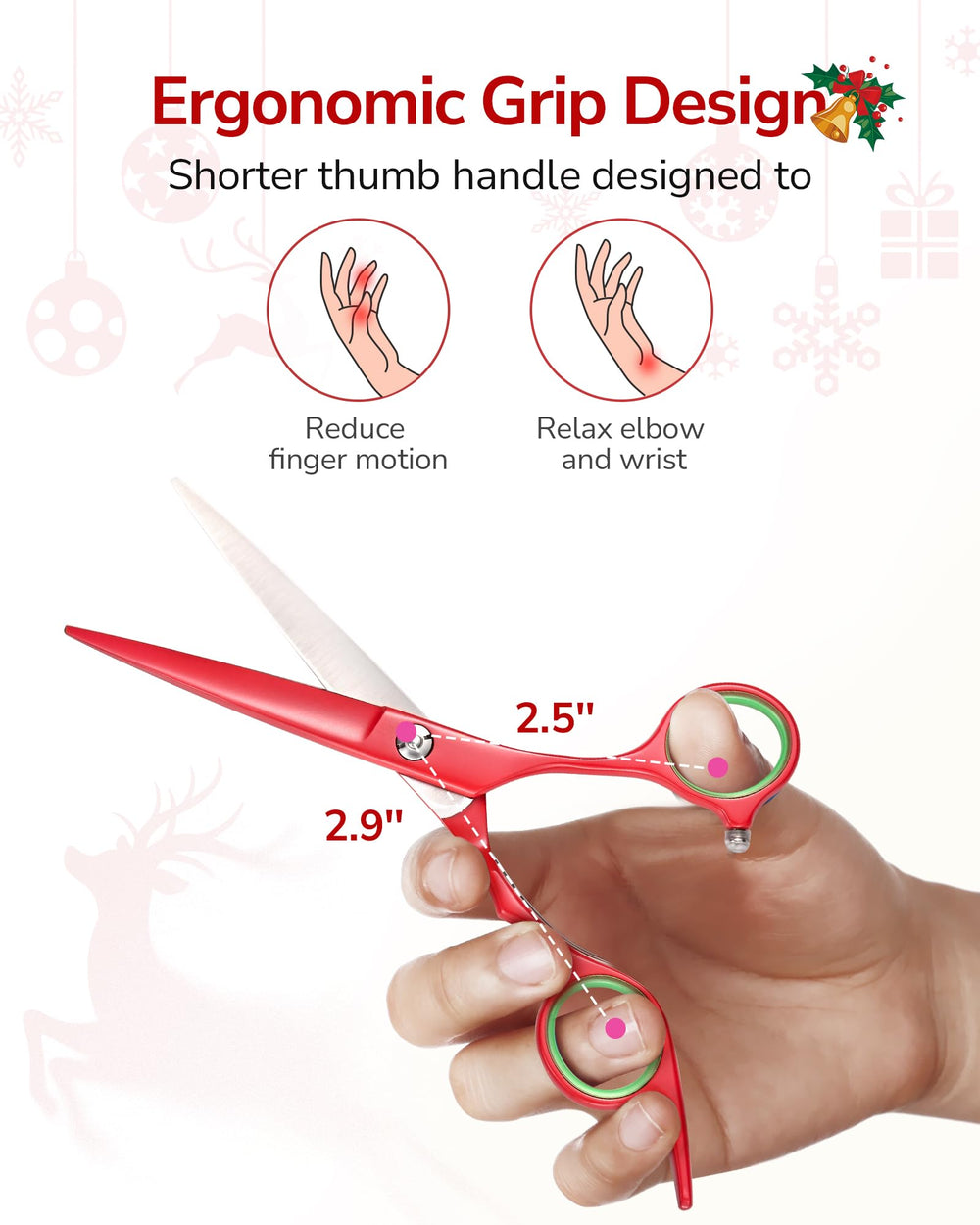 ULG design-ergonomique-offset: confort prolongé et contrôle précis.