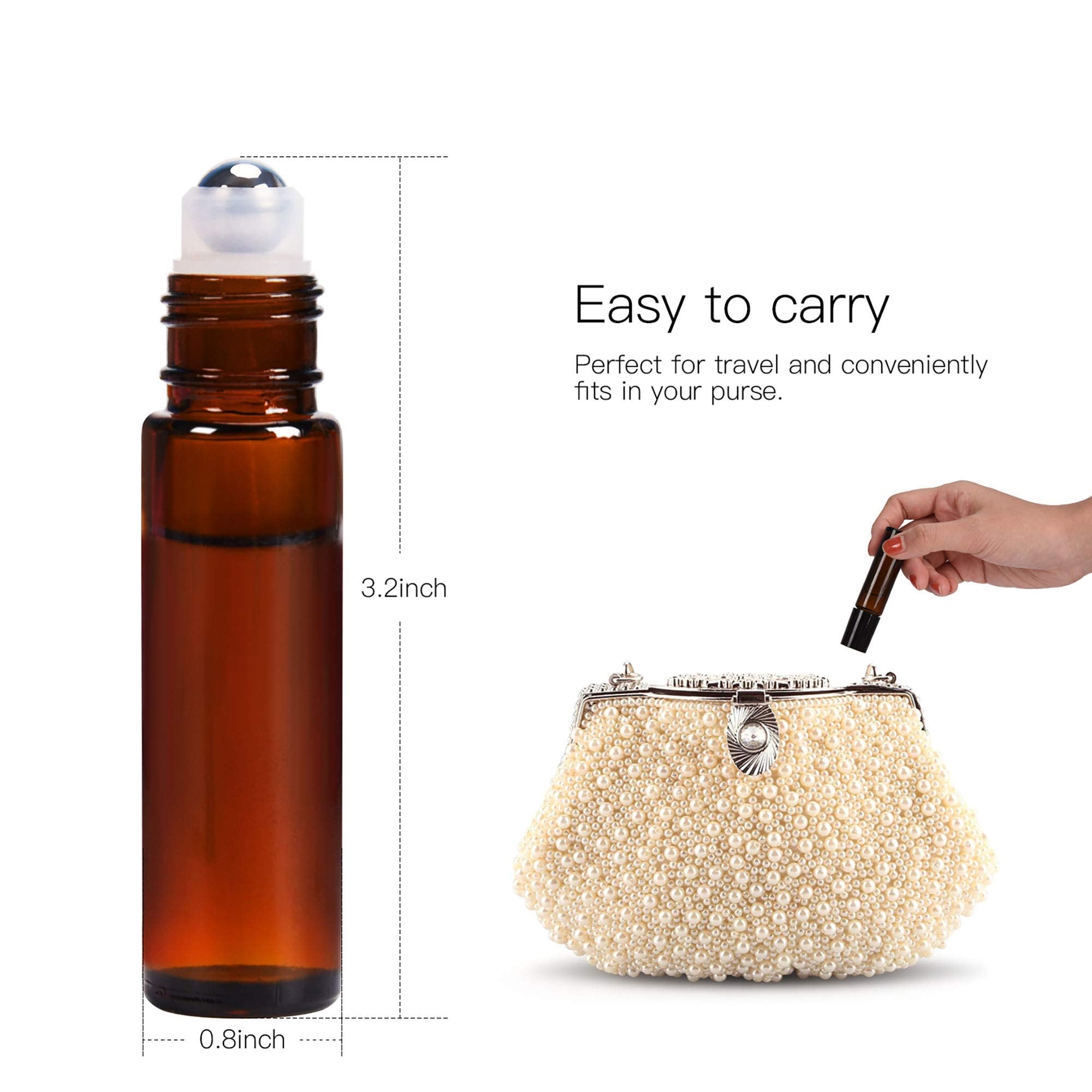 Ouverture pratique pour retirer facilement les billes des flacons.