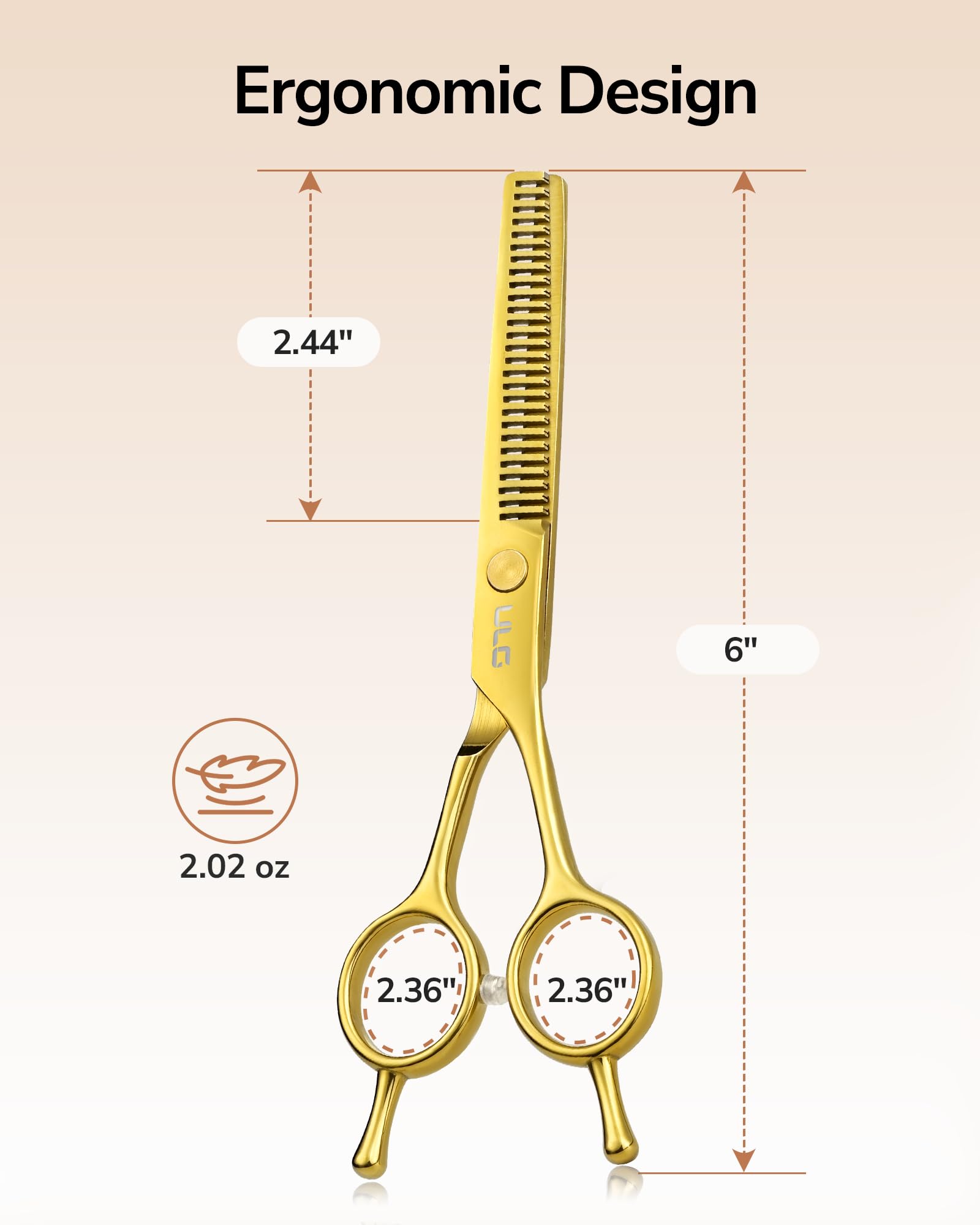 Ciseaux ULG: idéal pour les salons professionnels et l’usage à domicile.