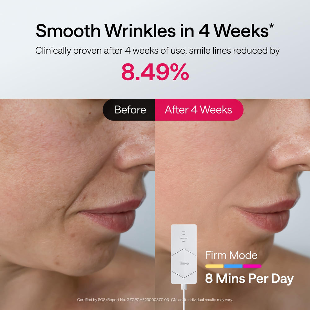 Ulike ReGlow couverture 360 : diffusion homogène sur tout le visage.