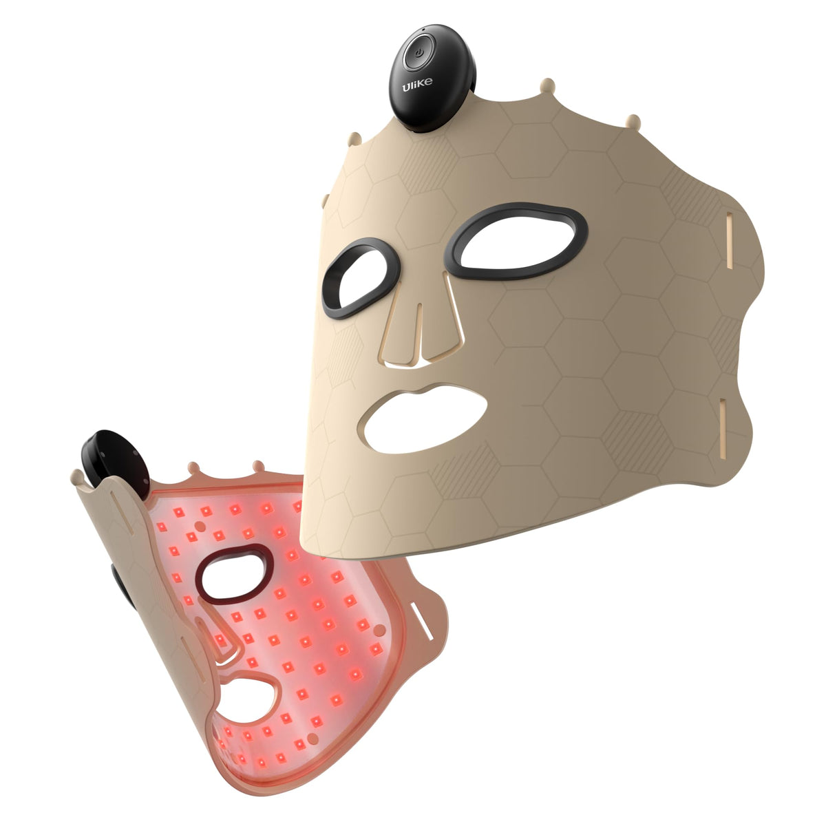 Ulike ReGlow Lite masque LED rouge pour lisser les ridules et raffermir la peau.