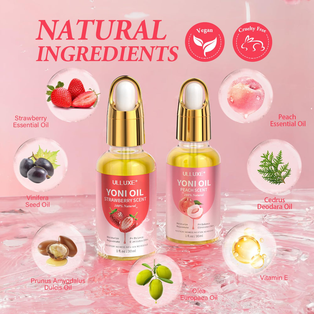 ulluxe huile yoni odeur-douce : parfum subtil qui rafraîchit.