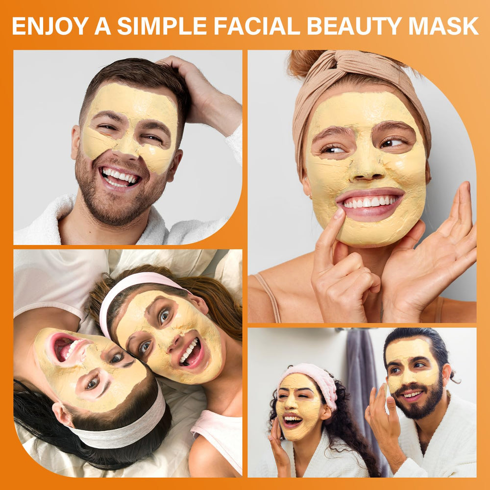 ulluxe Masque argile curcuma vitamine C - soin maison facile à intégrer.