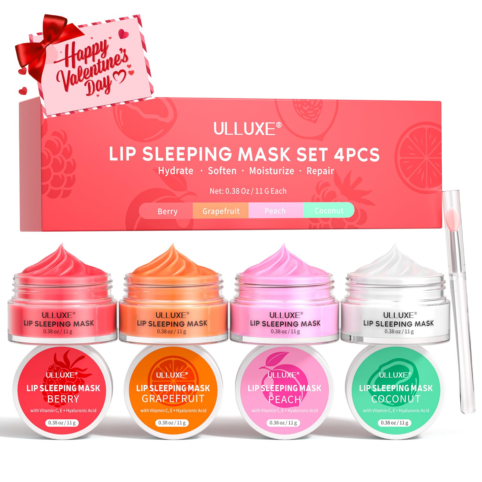 Masques lèvres ulluxe baies: soin nocturne nourrissant.