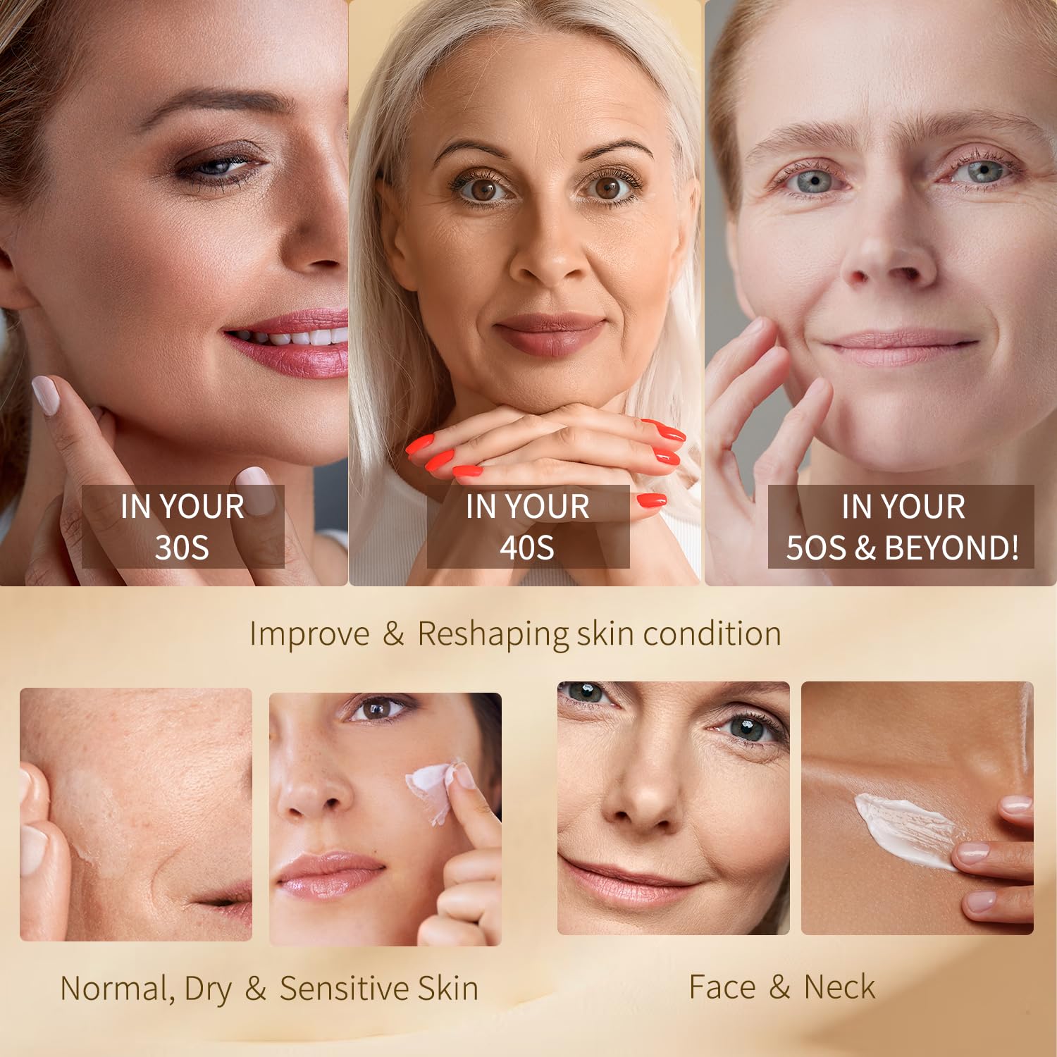 ULTIBELA Crème Cou – texture non grasse et absorption rapide.