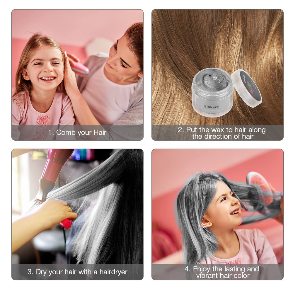 Ultikare gris — usage fête et déguisement, couleur réversible