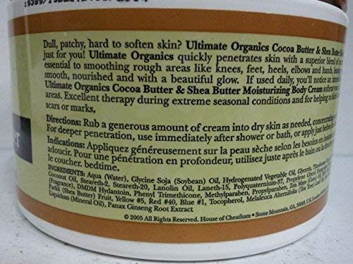 Ultimate Organics Beurre cacao karité – application facile pour nourrir la peau en profondeur